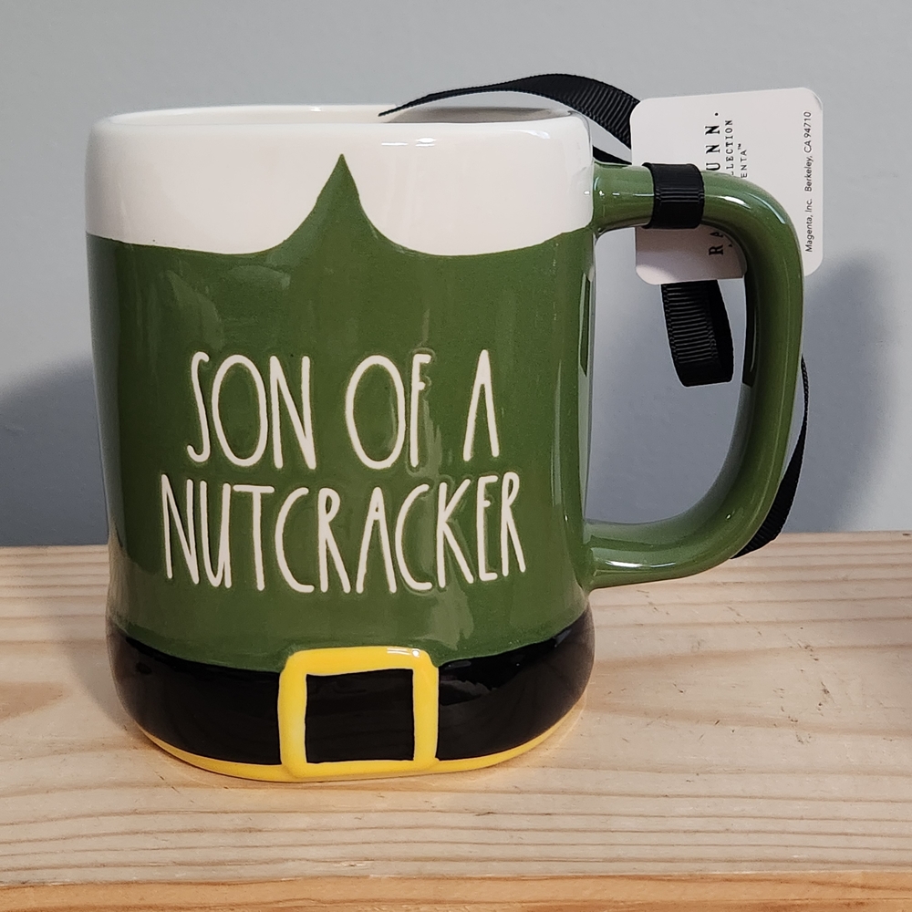 Buddy the Elf Rae Dunn Christmas Ceramic Mug - Son of a Nutcracker NWT